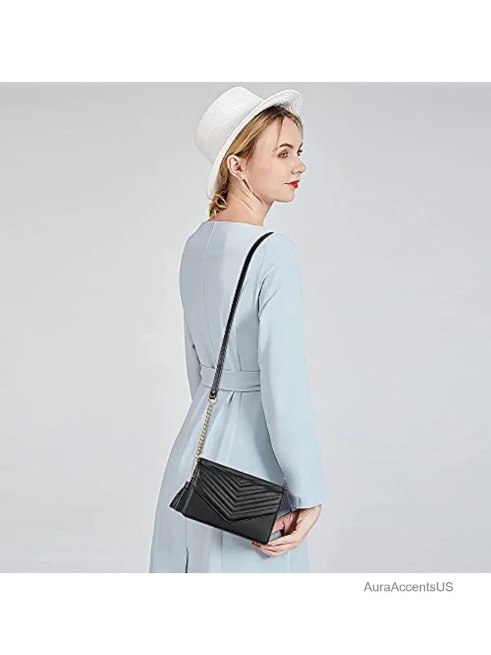 Small Crossbody Bag for Women Vegan Leather Evening Clutch Purses Party Prom